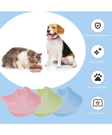 XINRUI 6 Pcs Cat Bowls Raised Anti-slip Kitten Bowls Multi-purpose Cat Food Bowls Plastic & Cute Pet Bowl Dishs for Pet Cat Dog Small Animal - Buy Online on GoSupps.com