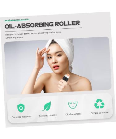 MAGICLULU Volcanic Stone Oil-absorbing Ball Oil-absorbing Rolling Ball Facial Rolling Stone Facial Skin Product Oil Absorbing Roller Facial Skin Oil Control Tool Facial Skin Care Roller 5x3cm Black - Buy Online on GoSupps.com