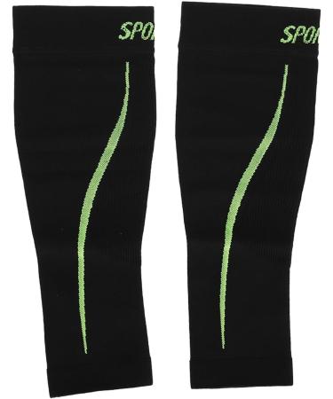Compression Calf Sleeves for Sports | Shin Support Brace for Men & Women - Black - Buy Online on GoSupps.com