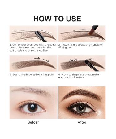 Red Waterproof Eyebrow Pomade - Long Lasting, Smudge-proof Brow Cream for Women - 3g / 0.106 Oz (#07 Red) - Buy Online on GoSupps.com