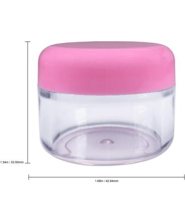 Buy Beauticom 30 Pack Clear 30ml Round Jars with Pink Screw Cap - Ideal for DIY Lip Balm Creams Lotions & More - BPA Free International Shipping - Buy Online on GoSupps.com