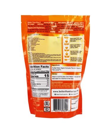 Organic Vegan Shirataki Rice - USDA Certified, Gluten-Free, Non-GMO, Keto & Diabetic Friendly, Zero Net Carbs, Paleo, Fully Cooked, Low Calorie - 14oz (Pack of 6) - Buy Online on GoSupps.com