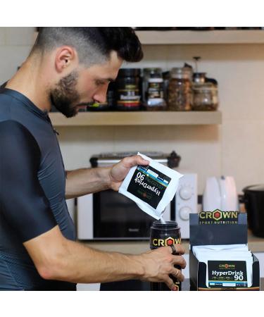  Crown Sport Nutrition Crown Sport Nutrition HyperDrink 90 Drink with 90 g of carbohydrates in 500 ml and a plus of sodium. With Maltodextrin and Fructose in ratio 1:0.8 and sea salt (Pot with 16 intakes) - Buy Online on GoSupps.com