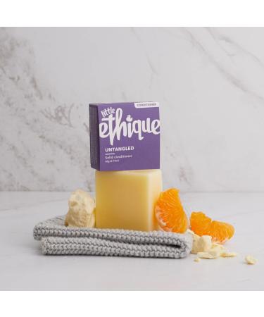 Ethique Untangled Detangling Solid Conditioner Bar for Baby & Kids - Sulfate-Free, Plastic-Free, Vegan, Cruelty-Free - Eco-Friendly - 2.12 oz - Buy Online on GoSupps.com