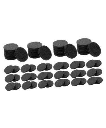 Minkissy 100 STK cotton pads with essential oils for aromatherapy diffuser necklace aroma supply aromapad aroma- pads chain cotton pads oil pad cotton cotton oozing blackx2st 2.20x2.30cmx2pcs