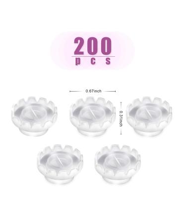 200 Pack Smart Glue Cups for Eyelash Extensions - Lash Glue Holder & Organizer Supplies - Buy Online on GoSupps.com