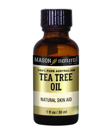 Mason Natural Tea Tree Oil - 100% Pure Australian Essential Oil  Premium Skin Conditioning Formula  for Healthier Hair  Skin and Nails  1 OZ