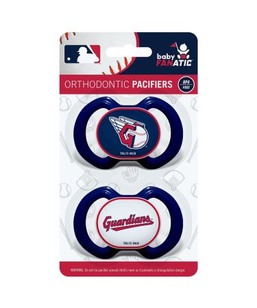 Baby Fanatic Clg2000: Cleveland Guardians Pacifier 2-Pack