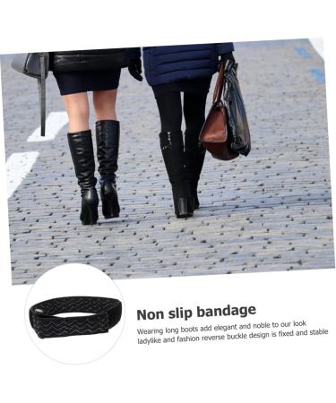 Buy NOLITOY Women's Anti-Drop Strap Boots - Buckles & Adhesive Boot Holder Straps | International Shipping Available - Buy Online on GoSupps.com