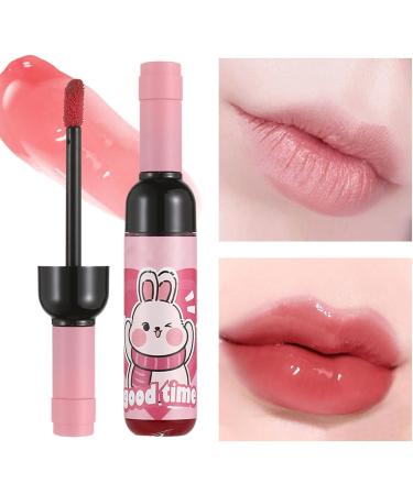 Wine Lip Stain Wine Lipstick Nourishing Lip ShineWine Liquid Lip Gloss Matte Finish Long Lasting Waterproof for Women and Girls Beauty Makeup Look 01 A - Buy Online on GoSupps.com