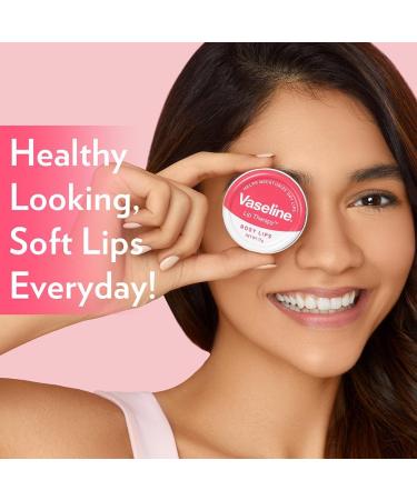 Vaseline Lip Tins Rosy Lips 17g - Hydrating Sheer Pink Tint & Glossy Shine | International Shipping Available - Buy Online on GoSupps.com