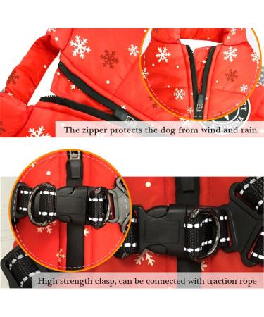 Buy Waterproof Dog Vest & Coat - Warm Winter Harness in 9 Colors | Christmas Special XXL - Buy Online on GoSupps.com