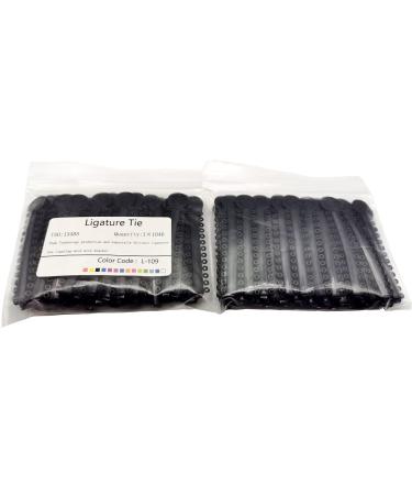 SNAWOP Orthodontic Ligature Ties 2080PCS - Super Elastic Rubber Bands for Braces (Black) - Buy Online on GoSupps.com
