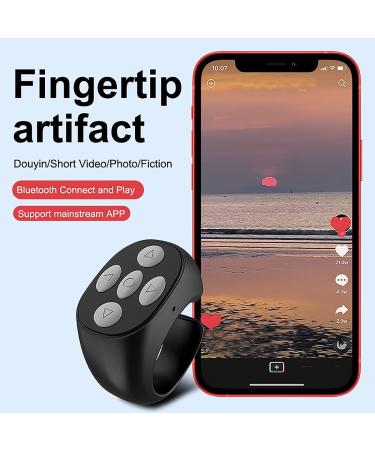 Bluetooth Remote Control Page Turner for iPhone Camera - TikTok Compatible & iOS/Android Devices - Buy Online on GoSupps.com