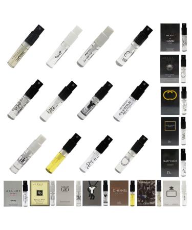 Men's Perfume Samples Cologne Sample Vials Designer Fragrance Sampler for Men (Lot 12)