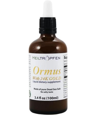 Ormus with 24K Gold 3.4 Fl Oz - 100 ml | Concentrated Orme | Atomic Minerals | Third-Party Tested | Heiltropfen  - Buy Online on GoSupps.com