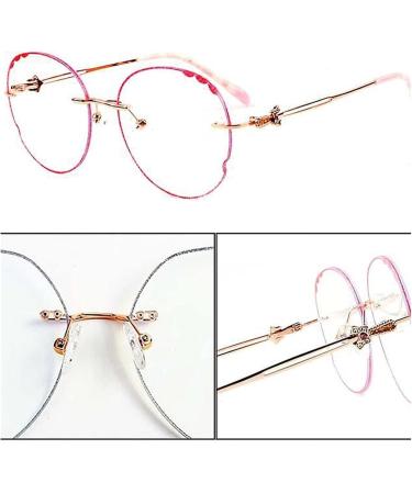 Ranara Glasses End Spikes Replacement | 1 Pair Rimless 2-Hole Glass Brackets | Pink Glasses Accessories & Spare Arms - Buy Online on GoSupps.com