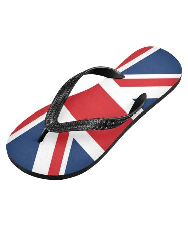 Mnsruu UK Union Jack Flip Flops | XL Flip Sandals for Men & Women | Stylish Home Slippers & Travel Footwear - Buy Online on GoSupps.com