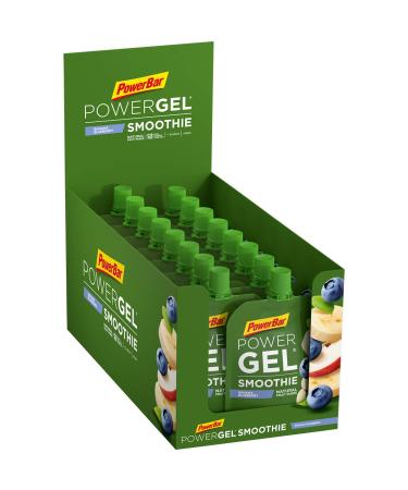 Powerbar Powergel Smoothies Banana Blueberry & Isoactive Orange Bundle | Isotonic Sports Drink with Electrolytes & C2max - 5 Pack - 16x90g & 1320g - Buy Online on GoSupps.com