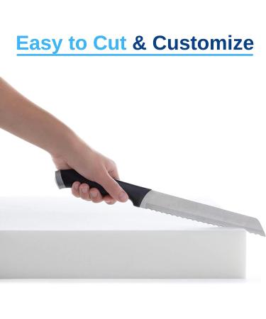 6x26x26 Gel Memory Foam Square Cushion - Medium Firm | Ideal for Dining Chairs, Couches, Sofas, and Wheelchairs - Buy Online on GoSupps.com