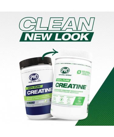 PVL 100% Pure Creatine - Creatine Monohydrate Micronized Powder - Creatine Powder Supplement for enhanced high-intensity performance - 300 g - Unflavoured 60 Servings (Pack of 1) - Buy Online on GoSupps.com
