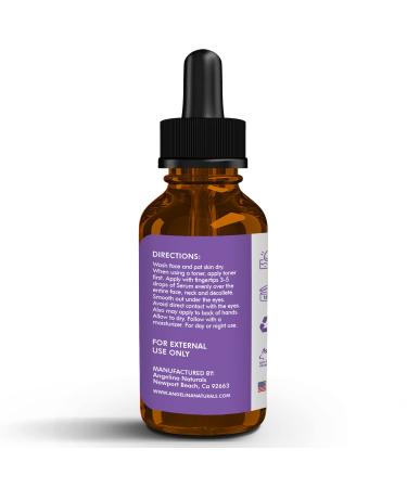 Pure Hyaluronic Acid Serum - Hydrating Anti-Aging Face Care with Vitamin C & E | 1 Fl Oz - Buy Online on GoSupps.com