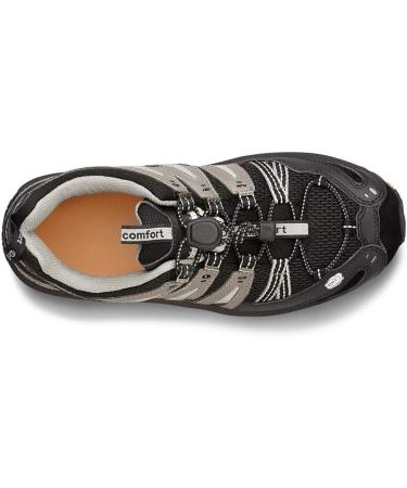 Dr. Comfort Men's Performance-X Diabetic Shoes - Double Depth Therapeutic Shoes - Size 11 Black/Grey - Buy Online on GoSupps.com