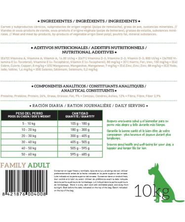 YERBERO Family Adult Dog Food 10 kg - Buy Online on GoSupps.com