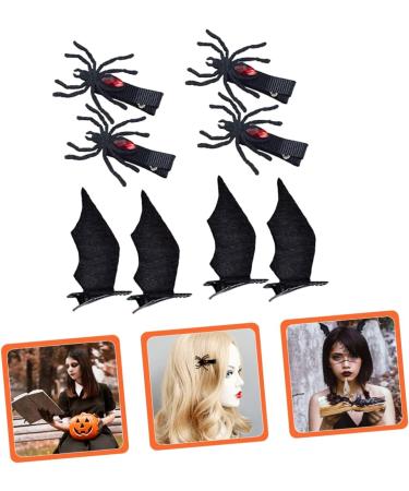 minkissy 16 Pairs Halloween Hair Clips Gothic Hair Clip Bat Hairclips Cosplay Hair Clips Devil Hairpins Prom Hair Black Accessories for Women Halloween Barrettes Iron Child Girl Bat Wing - Buy Online on GoSupps.com