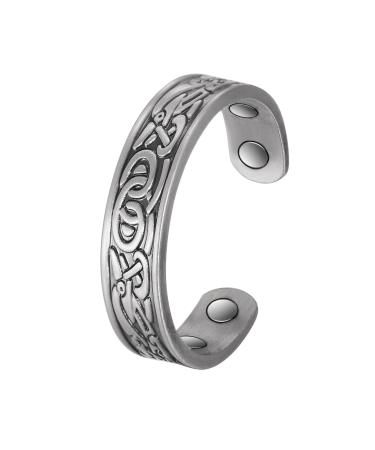 3500 Gauss magnetic male and female arthritis copper ring 99.99% pure copper-magnetic treatment health ring 4-magnets effectively relieve joint pain and weight loss