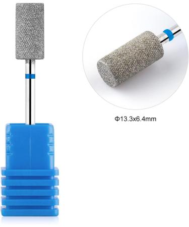 BNG Diamond Nail Drill Bit Professional 3/32" Shank Flat Top Barrel Shape Electric Nail File for Cuticle Cleaner Gels Nail Art Acrylics Manicure Pedicure Salon Tool Medium - Buy Online on GoSupps.com