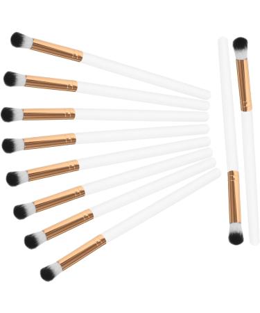 FOMIYES 20 Pcs Makeup Brush Small Eyeshadow Brush Eye Shadow Brush for Makeup White Wooden Handle 17.50X1.00X1.00CMx2pcs Whitex2pcs - Buy Online on GoSupps.com