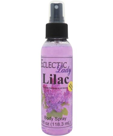 Lilac Body Spray for Women 4 Oz (Double Strength) Mist with Long-Lasting Fragrance Light Floral Scent for Spring & Summer Sweet Fresh & Powdery Perfume Refreshing Aroma with Woodsy Tone For Double Strength 4 Fluid Ounces