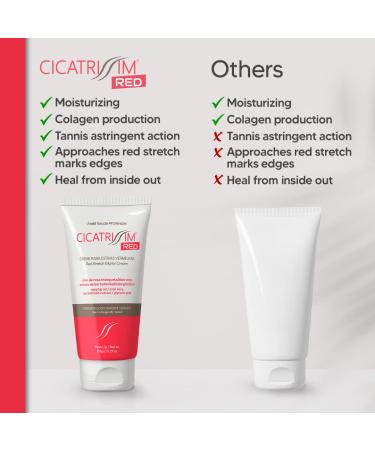Cicatrissm Red Stretch Mark Remover Cream - Pregnancy & Tummy Care - Removes Red/Purple Stretch Marks - Skin Treatment - Buy Online on GoSupps.com