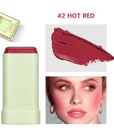 Cream Blushes Stick - Buildable Lightweight Cream Blushes Multi Stick - Easy Application Long Wearing Lightweight Finishing Makeup for Eye Shadow and Lipstick Shakven 02# - Buy Online on GoSupps.com