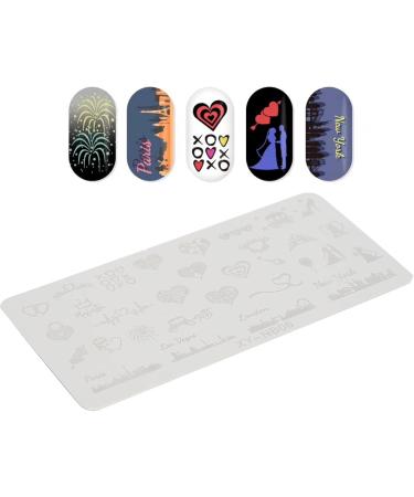 Nail Printing Stencils & Stamping Plates - Durable & Easy to Use for Home Beauty Salon | Free International Shipping - Buy Online on GoSupps.com