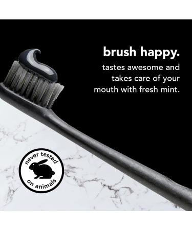 Hello Activated Charcoal Toothpaste - Fluoride & Whitening, Fresh Mint, Vegan, Gluten-Free, 3 Pack - Buy Online on GoSupps.com