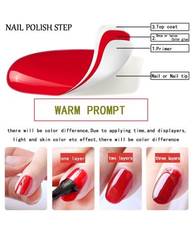 Warm Girl UV Nail Polish Set - 6 Nude Colors 8ml Gel Shellac Durable & Healthier Formula - Buy Online on GoSupps.com