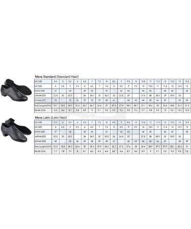 Very Fine Men's Standard Smooth Waltz Ballroom Dance Shoes - Black Patent/White Leather - 1-inch Heel - Size 11 - Buy Online on GoSupps.com