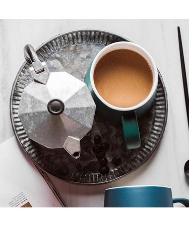 Ceramic Coffee Mug Tea Cup Premium Ceramic Coffee Mug Tea Cup Water Cup Ceramic Water Mug with Lid Spoon Creative Female Office Tea Cup Simple Coffee Large Capacity Household Cups Set(Color:Green) (Co B - Buy Online on GoSupps.com