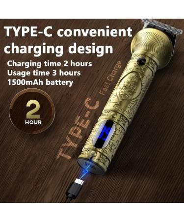 Professional 6-in-1 Hair Clipper & Trimmer Kit - Rechargeable Vintage Grooming Set for Hair Nose and Body - Buy Online on GoSupps.com