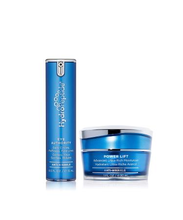 HydroPeptide Eye Authority and Power Lift Advanced Ultra-Rich Moisturizer Bundle (0.5 Ounce and 1 Ounce) - Buy Online on GoSupps.com
