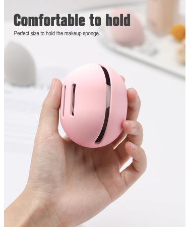 FERYES Silicone Makeup Sponge Holder - Unbreakable & Eco-Friendly - Pink | Ideal for Travel - Buy Online on GoSupps.com