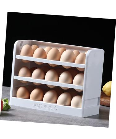 LABRIMP Refrigerator Storage Box Fridge Fillable Eggs Multi-layers Eggs Holder Egg Storage Rack Food Crisper - Buy Online on GoSupps.com