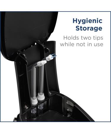 Waterpik Ultra Professional Water Flosser - 7 Tips, 10 Settings, Dental Plaque Removal Tool - Black (WP-662UK) - 2pin UK Bathroom Plug - Buy Online on GoSupps.com