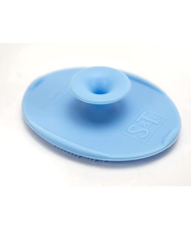 Exfoliating Baby Cradle Cap Brush - Silicone, 2 Pack (BlueWhite) | S&T INC. - Buy Online on GoSupps.com