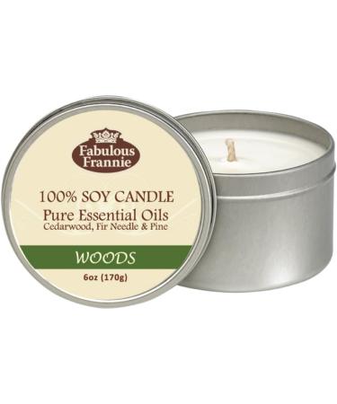 Shop Fabulous Frannie Hippie Earth Lover's Aromatherapy Soy Candle Gift Set - 6oz Patchouli Woods & Frankincense/Myrrh | Pure Essential Oils | International Shipping - Buy Online on GoSupps.com