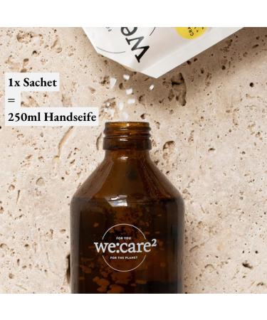  we:care2 we:care Powdered soap (granules) for mixing ginger/bergamot 29 g for 250 ml of sustainable and vegan soap free of silicone parabens and microplastics Powdered hand soap - Buy Online on GoSupps.com