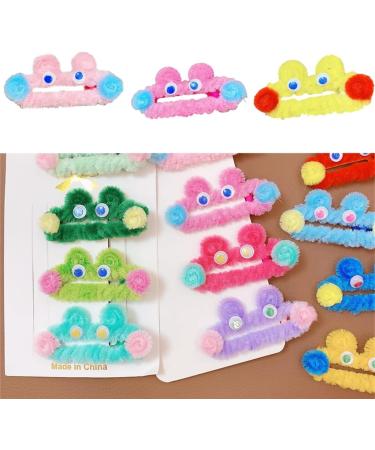 xbiez Creative Twist Frog Shape Hairpin for Sweet Girls Carnival Taking Photo Hair Barrettes Aesthetics Plush Hair Accessories 5 - Buy Online on GoSupps.com