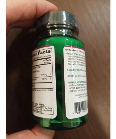 Vitanica Green Tea Extract Supplement 330mg 45% EGCG 98% Polyphenols and 80% Catechins Energy Antioxidant and Immune Support Vegan 60 Capsules - Buy Online on GoSupps.com